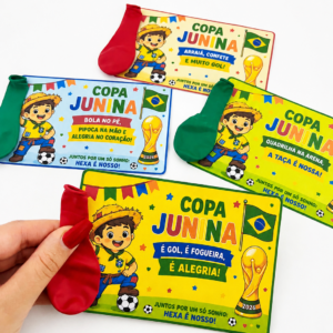 CARTÃO LEMBRANCINHA COPA JUNINA