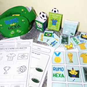 ⚽🇧🇷 KIT PEDAGÓGICO – MINHA PRIMEIRA COPA 🇧🇷⚽