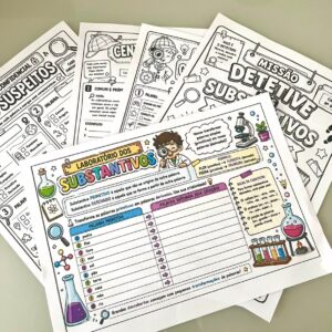 🕵️‍♂️📚 KIT DETETIVES DOS SUBSTANTIVOS 📚🕵️‍♂️