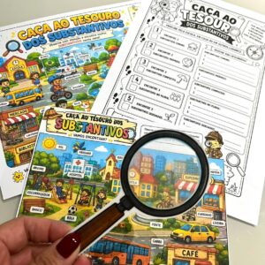 🔍📚 CAÇA AO TESOURO DOS SUBSTANTIVOS 📚🔍