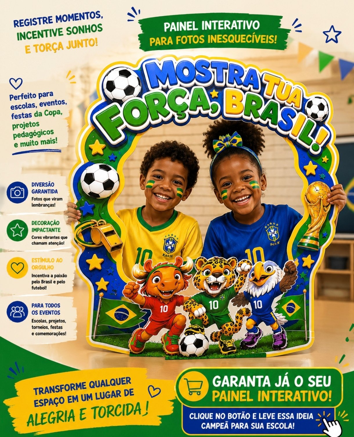 BAMBOLÊ PARA FOTOS COPA