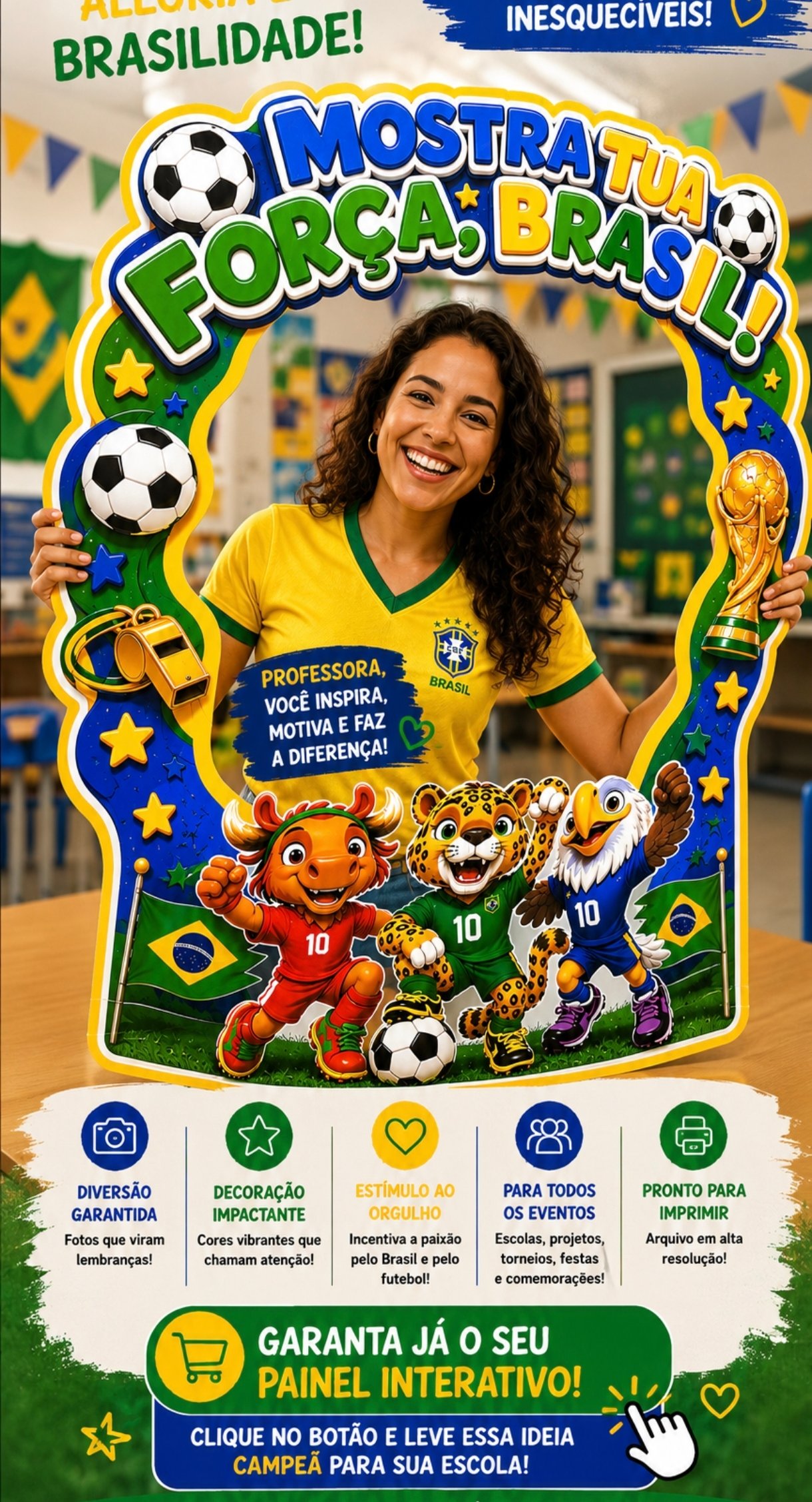 BAMBOLÊ PARA FOTOS COPA - Imagem 5