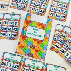 Bingo junino da multiplicação