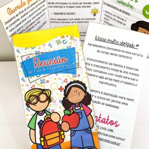 ✨ FOLDER EDITÁVEL – REUNIÃO DE PAIS ✨
