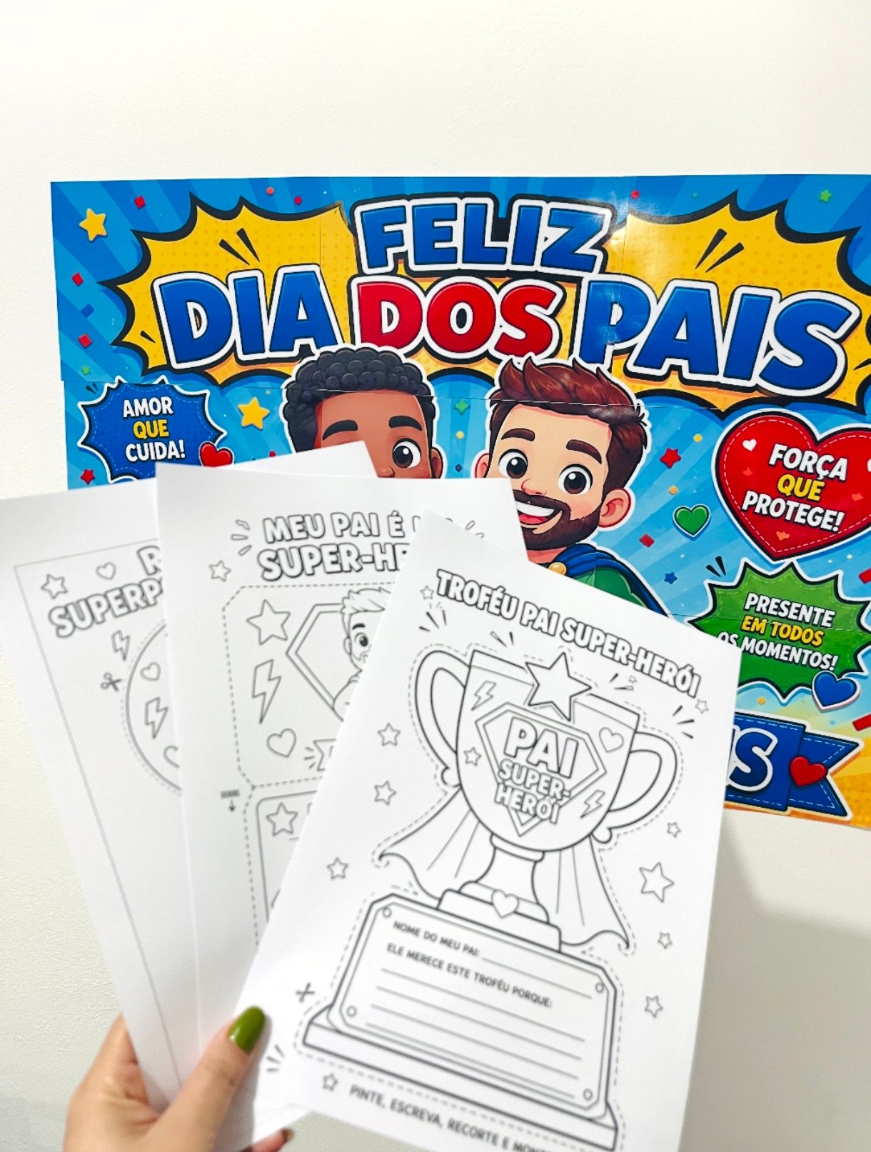 PAINEL E ATIVIDADES DIA DOS PAIS