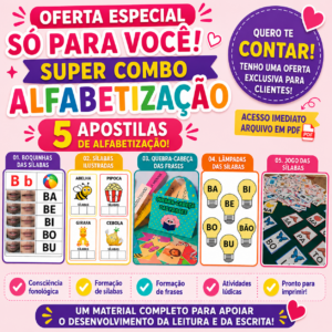 COMBO DE ALFABETIZAÇÃO
