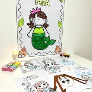 Kit Cartaz Colaborativo e Atividades de Artes – Iara - Folclore Brasileiro