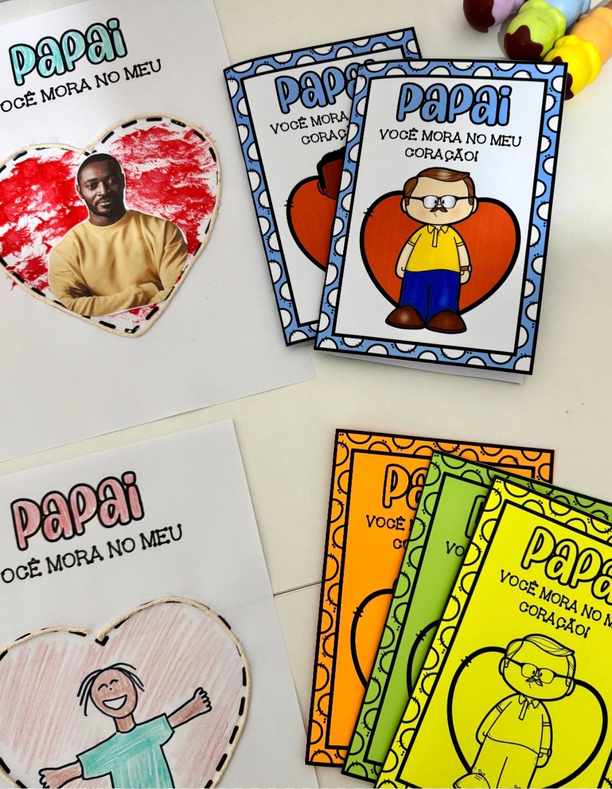 KIT DIA DOS PAIS – "VOCÊ MORA NO MEU CORAÇÃO" ✨ - Imagem 4