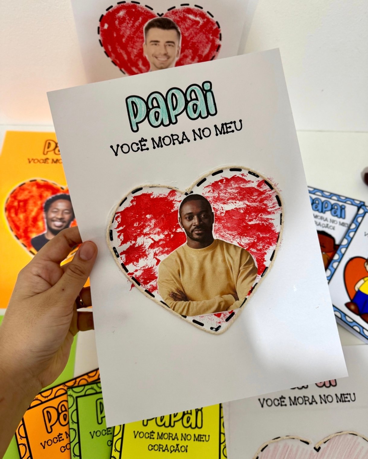 KIT DIA DOS PAIS – "VOCÊ MORA NO MEU CORAÇÃO" ✨