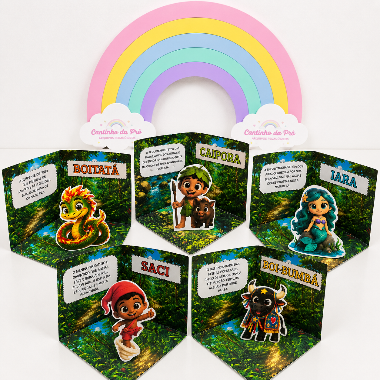 Kit Maquetes 3D – Folclore Brasileiro