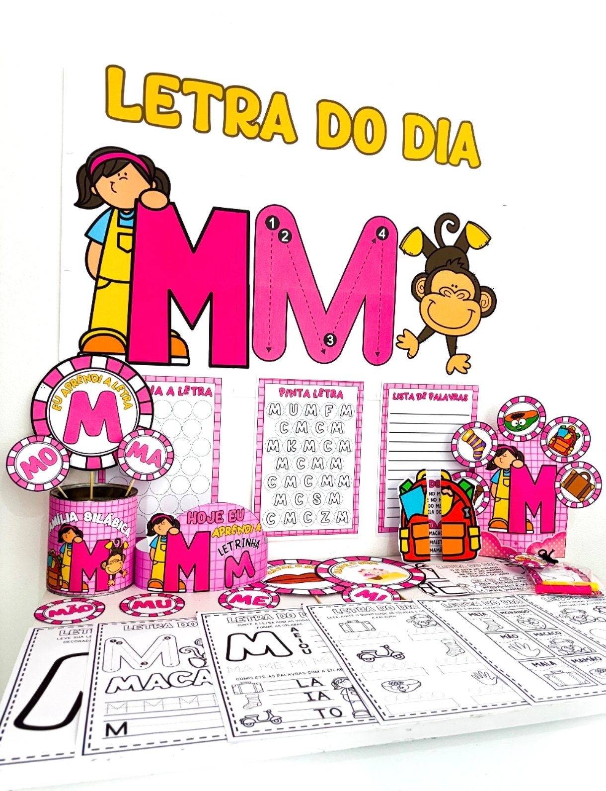 🌟 KIT DA LETRA M 🌟