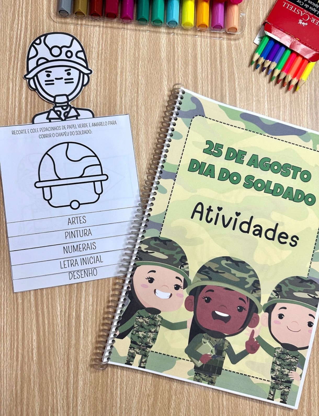 🇧🇷 Apostila de Atividades – DIA DO SOLDADO
