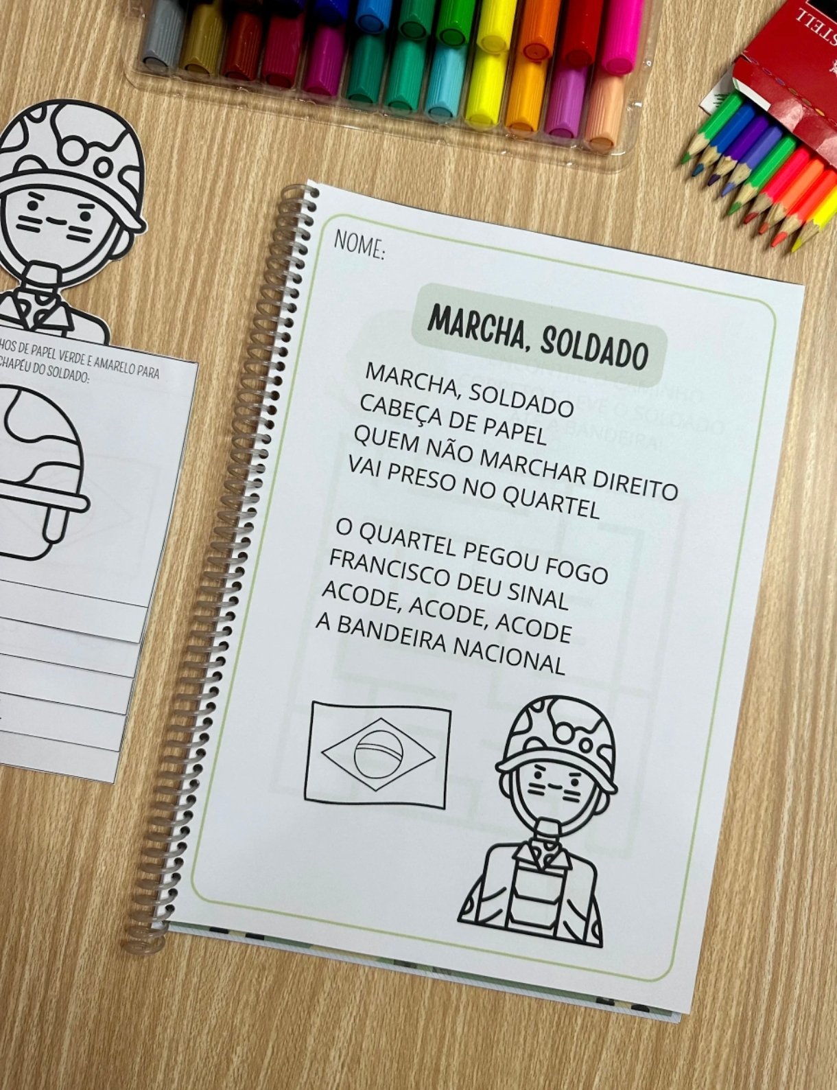 🇧🇷 Apostila de Atividades – DIA DO SOLDADO - Imagem 4