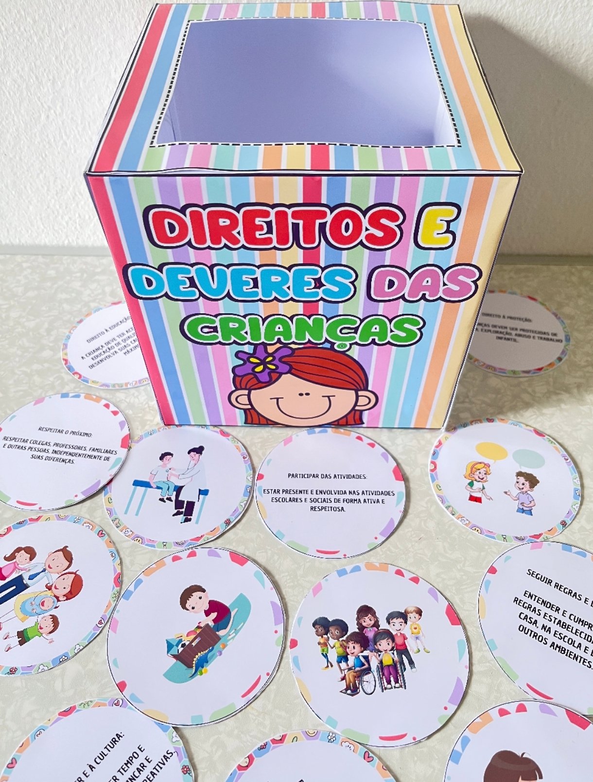 📦✨ Caixa Direitos e Deveres das Crianças