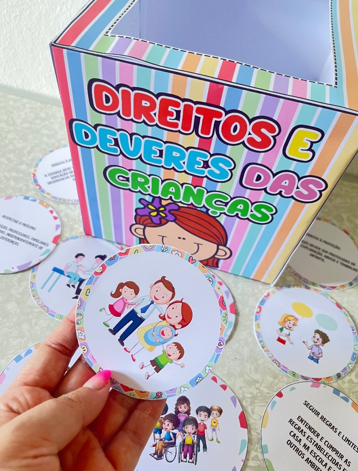 📦✨ Caixa Direitos e Deveres das Crianças - Imagem 3