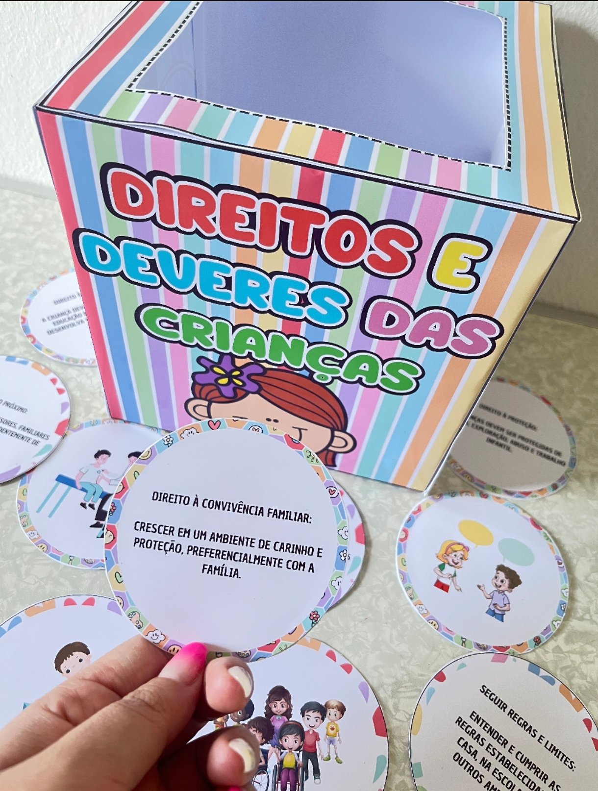 📦✨ Caixa Direitos e Deveres das Crianças - Imagem 2