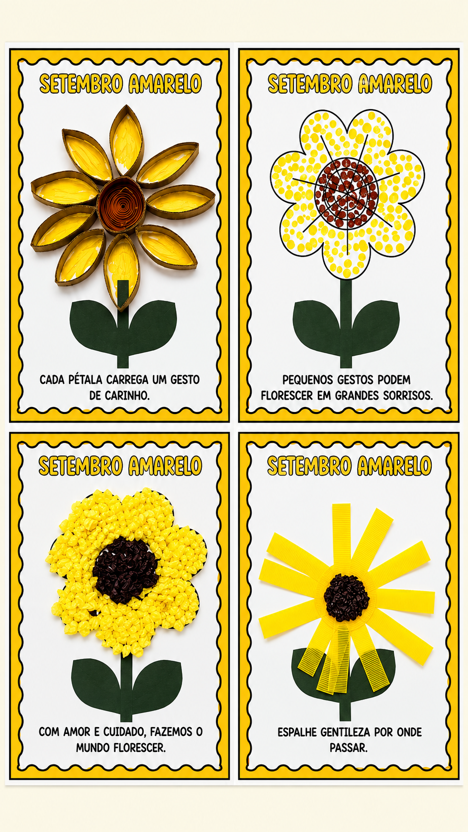 ATIVIDADES SETEMBRO AMARELO 💛 - Imagem 6