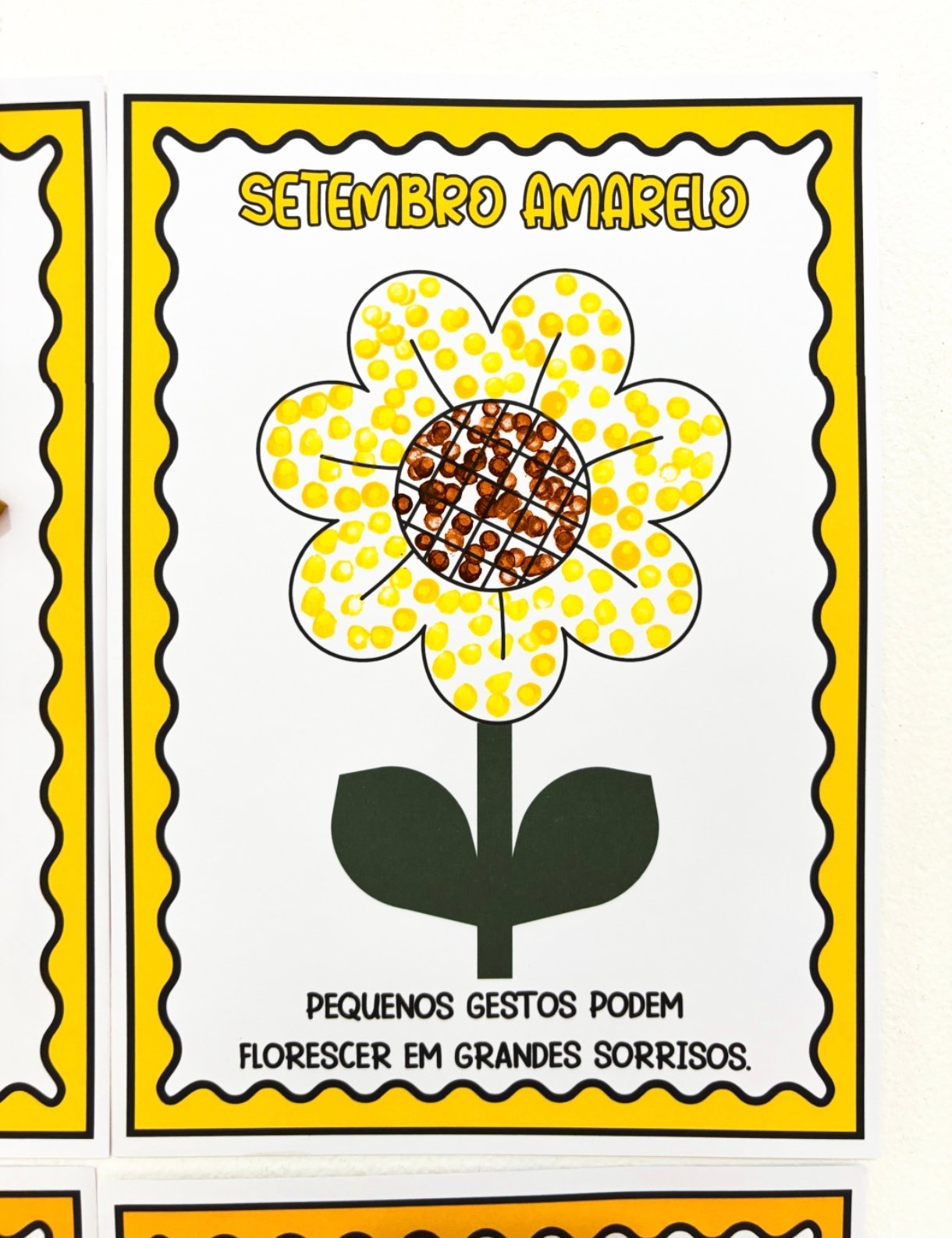 ATIVIDADES SETEMBRO AMARELO 💛 - Imagem 3