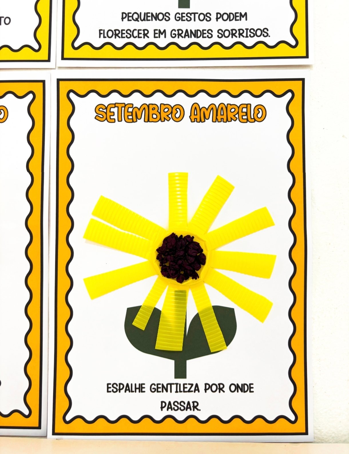 ATIVIDADES SETEMBRO AMARELO 💛 - Imagem 5