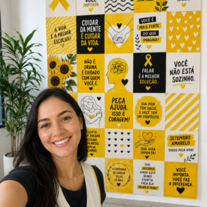 PAINEL SETEMBRO AMARELO LAMBE-LAMBE