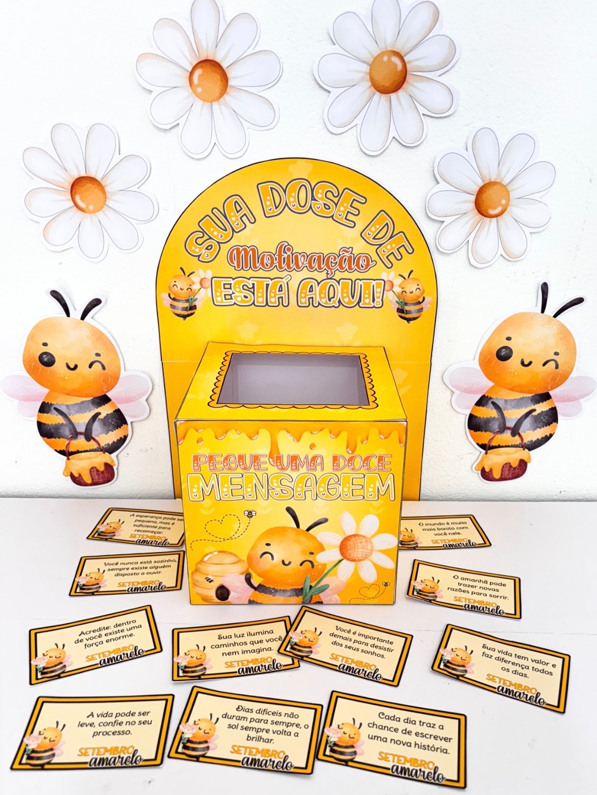 CAIXA MOTIVACIONAL SETEMBRO AMARELO