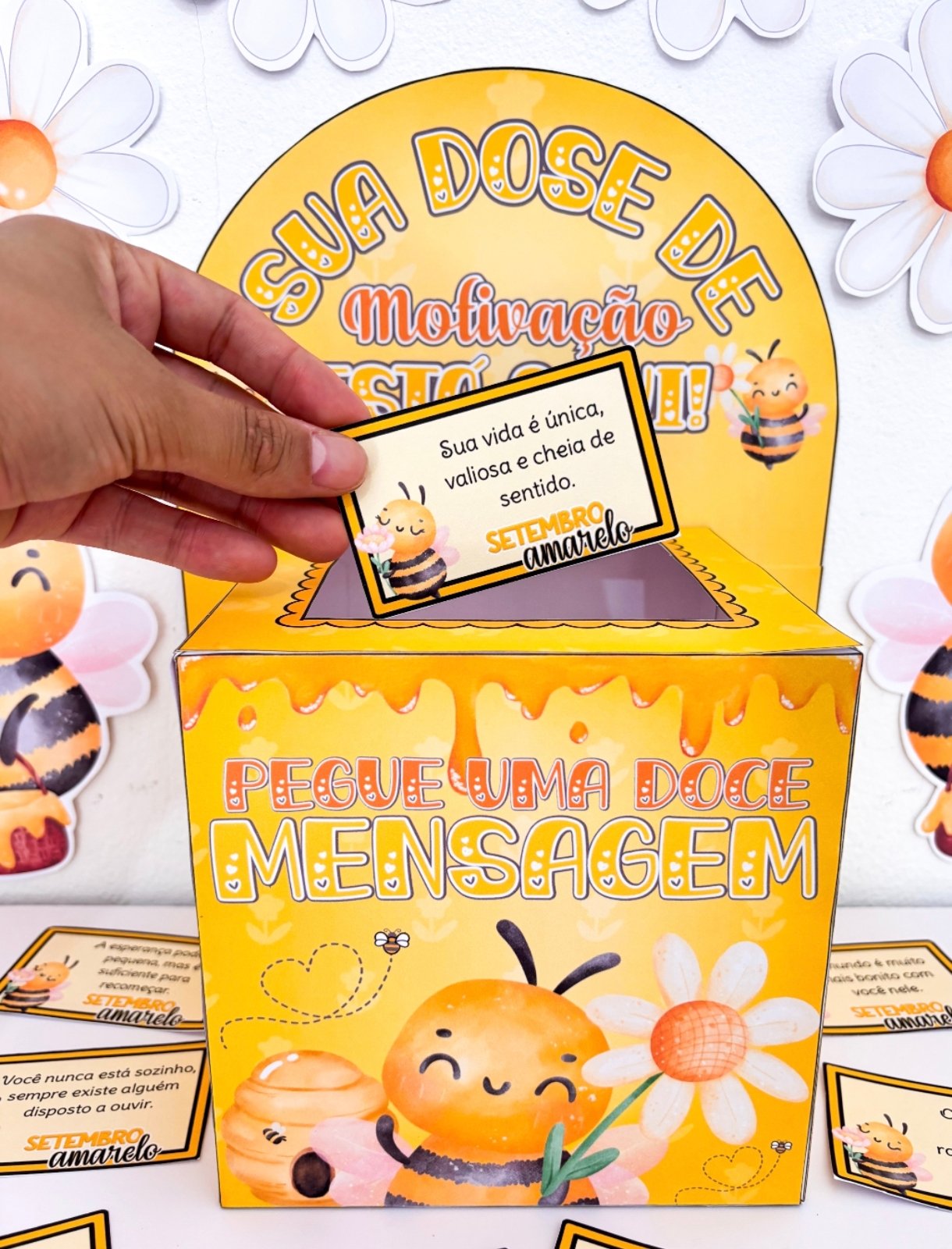 CAIXA MOTIVACIONAL SETEMBRO AMARELO - Imagem 4