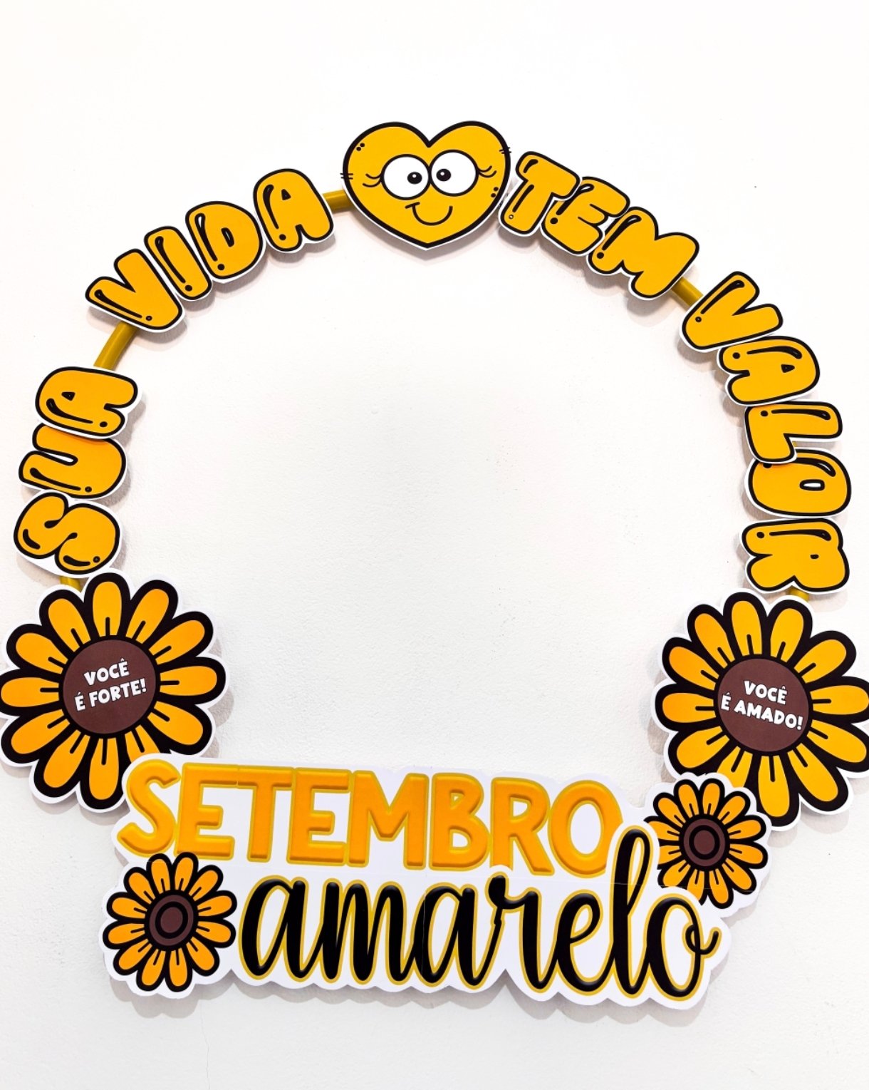 Bambolê setembro amarelo - Imagem 4