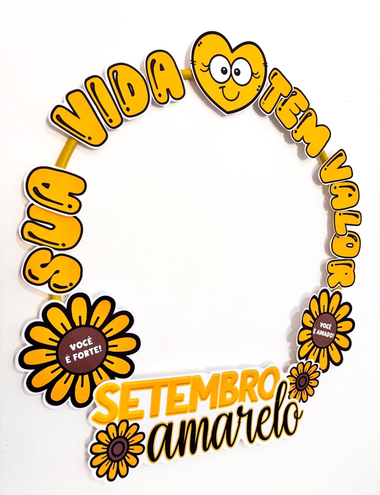 Bambolê setembro amarelo - Imagem 3