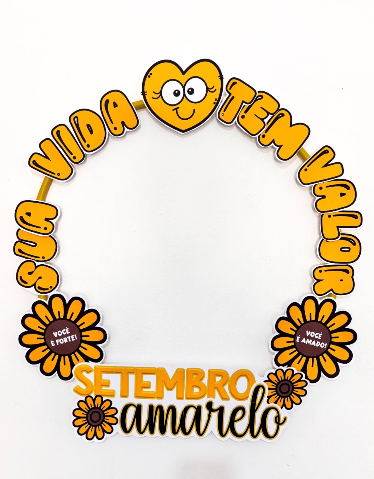Bambolê setembro amarelo - Imagem 2