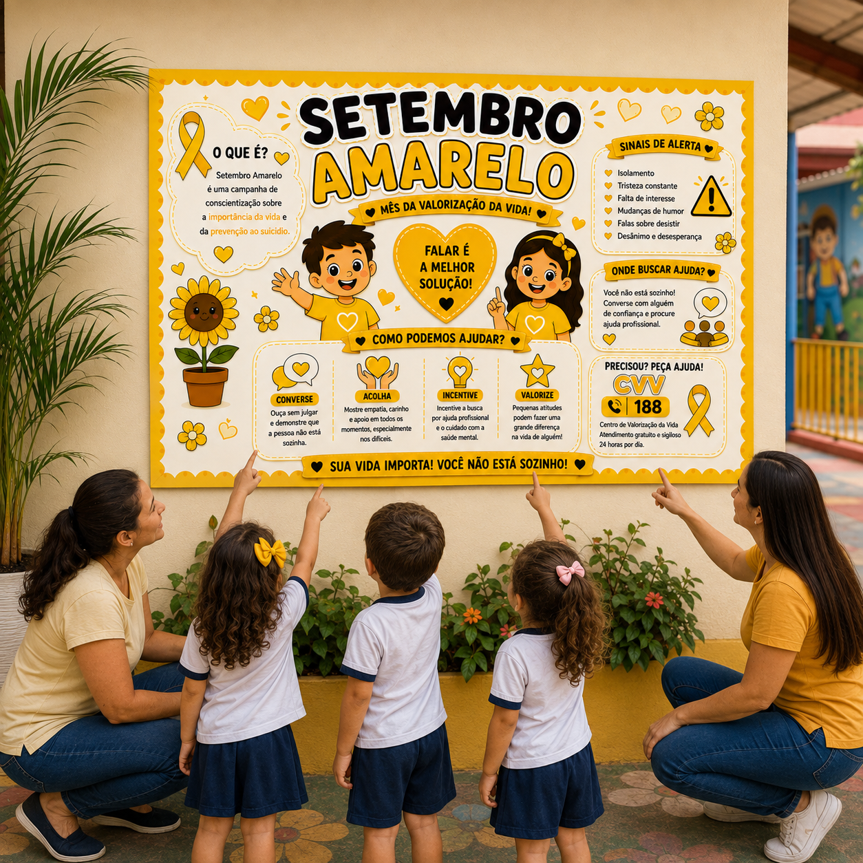 PAINEL INFORMATIVO SETEMBRO AMARELO - Imagem 2