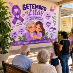 PAINEL SETEMBRO LILÁS