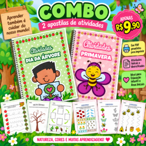 ✨🌳🌸 SUPER COMBO DUPLO – DIA DA ÁRVORE + PRIMAVERA 🌸🌳