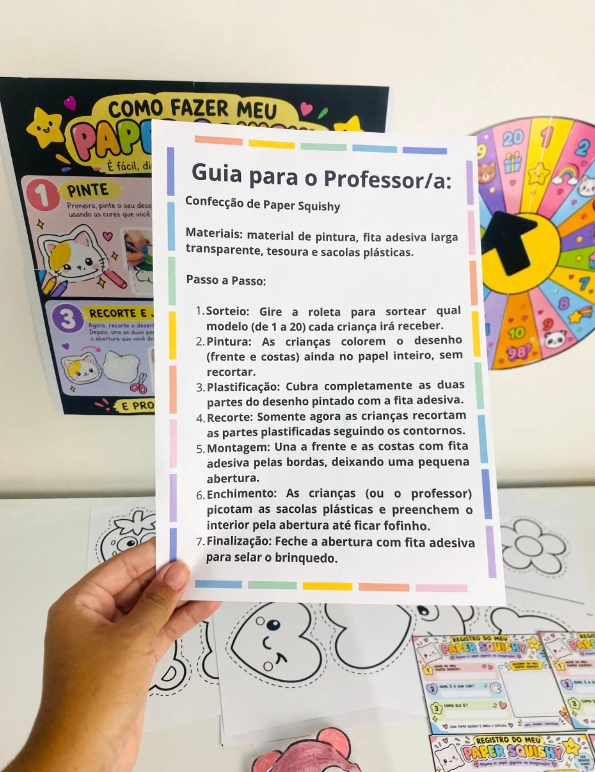 🎨✨ OFICINA PAPER SQUISHY - Imagem 5