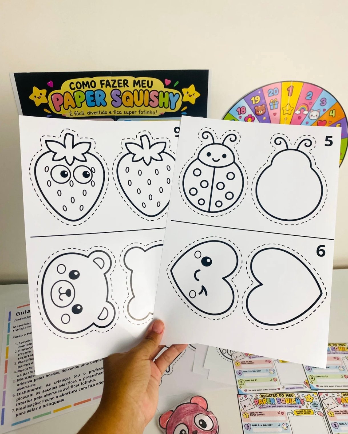 🎨✨ OFICINA PAPER SQUISHY - Imagem 4