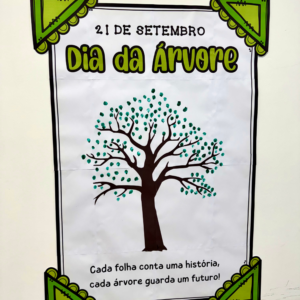 🌳 CARTAZ COLABORATIVO – DIA DA ÁRVORE