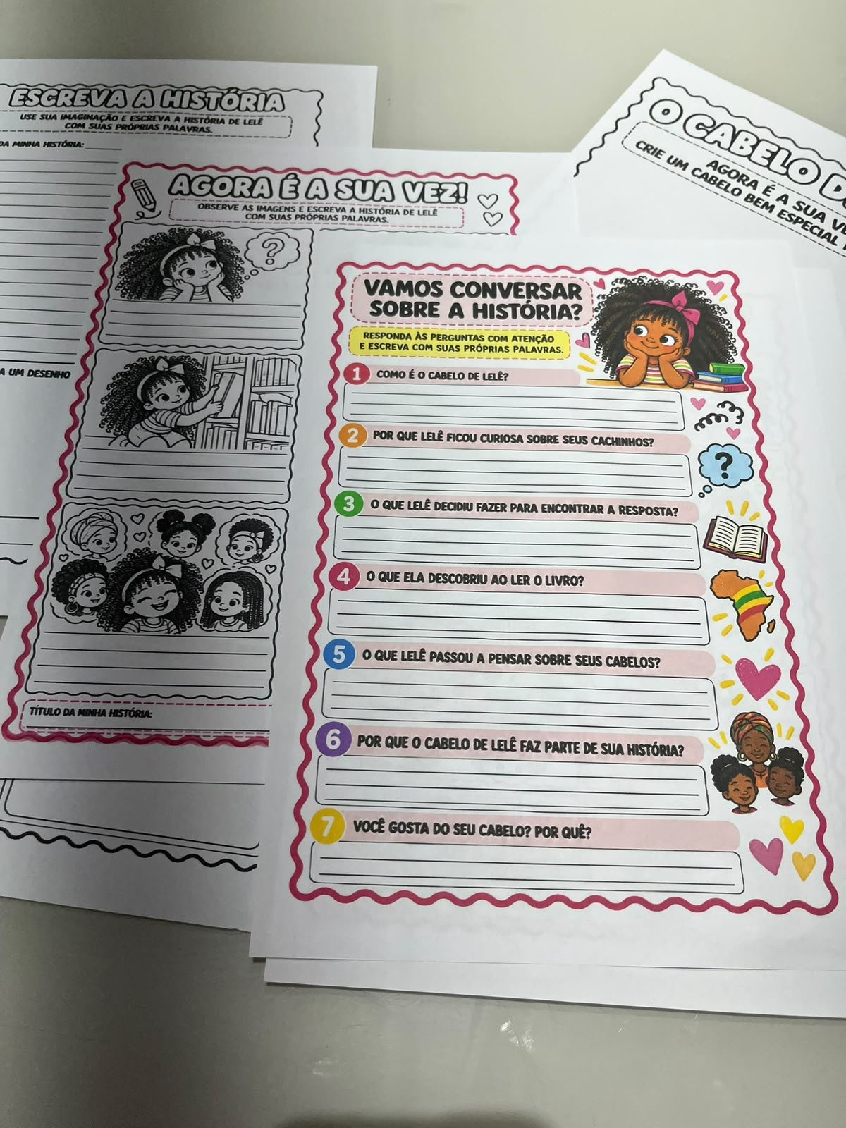 O CABELO DE LELE - SEQUÊNCIA DE HISTÓRIA E ATIVIDADES - CONSCIÊNCIA NEGRA - Imagem 8