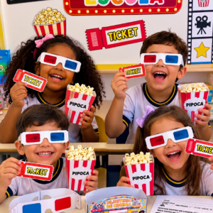 🎬🍿 DIA DO CINEMA NA ESCOLA 🍿✨
