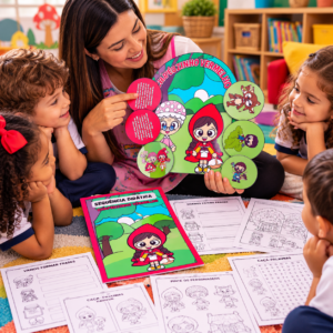 ❤️📚 Sequência Didática – HISTÓRIA Chapeuzinho Vermelho! 🐺🌳