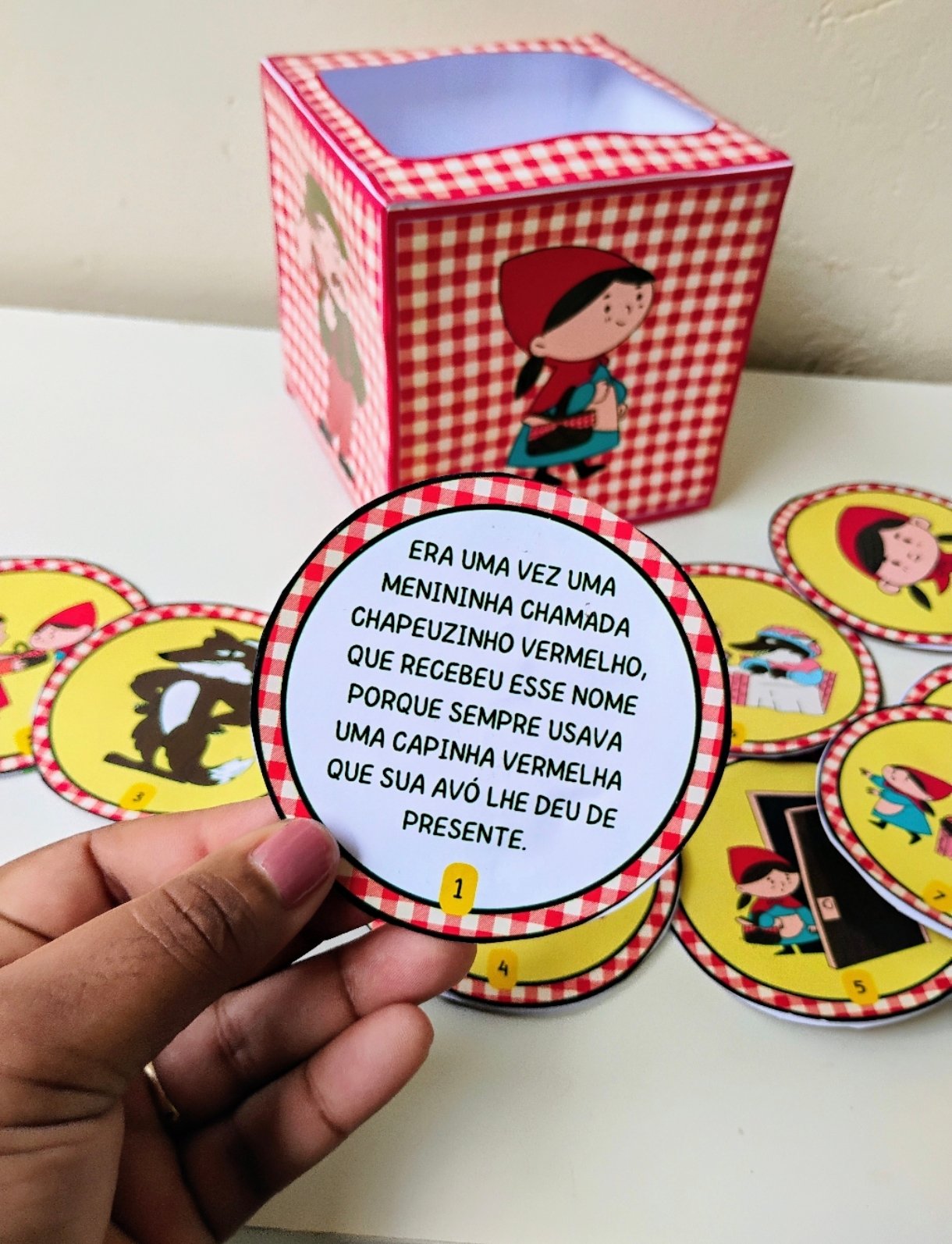 ❤️📚 História na Caixa – Chapeuzinho Vermelho! 🍎🐺 - Imagem 4