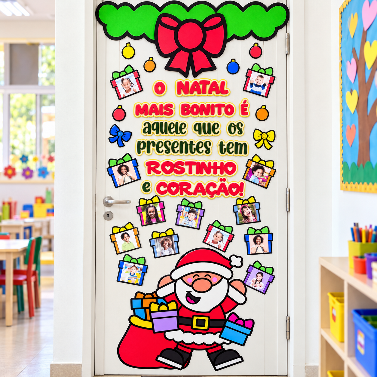 🎄🎁 PAINEL DE PORTA PRESENTES DE NATAL! ❤️✨ - Imagem 2