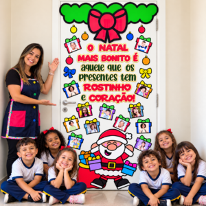 🎄🎁 PAINEL DE PORTA PRESENTES DE NATAL! ❤️✨