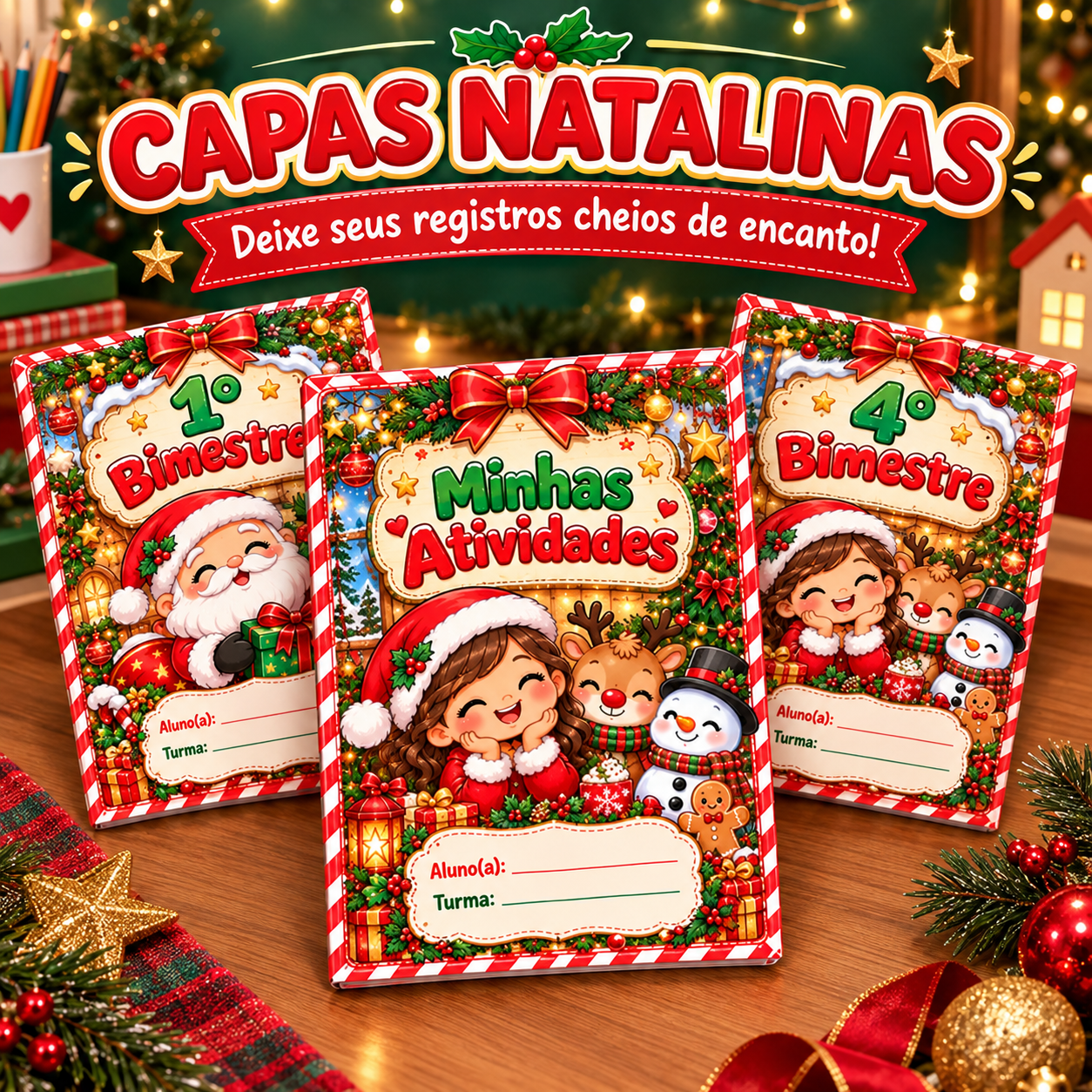 CAPAS NATALINAS DE ATIVIDADES